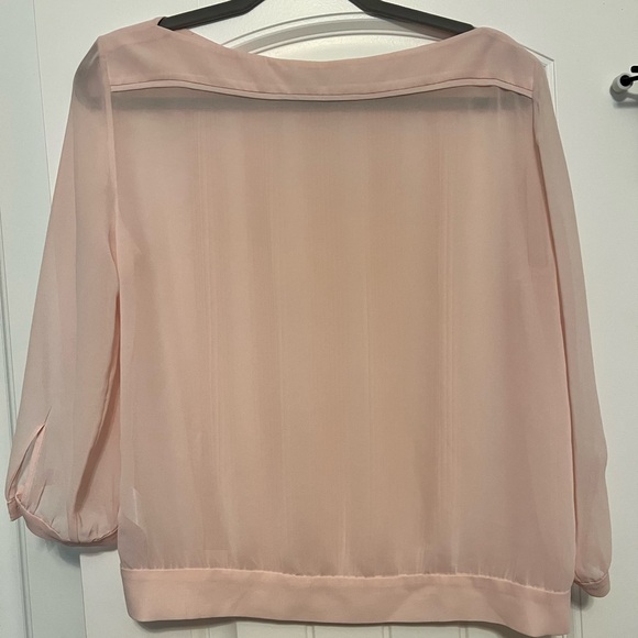 New without Tags French connection boat neck blouse Pink US 8 - Picture 2 of 6